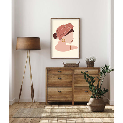 Elegance in Profile Art Print