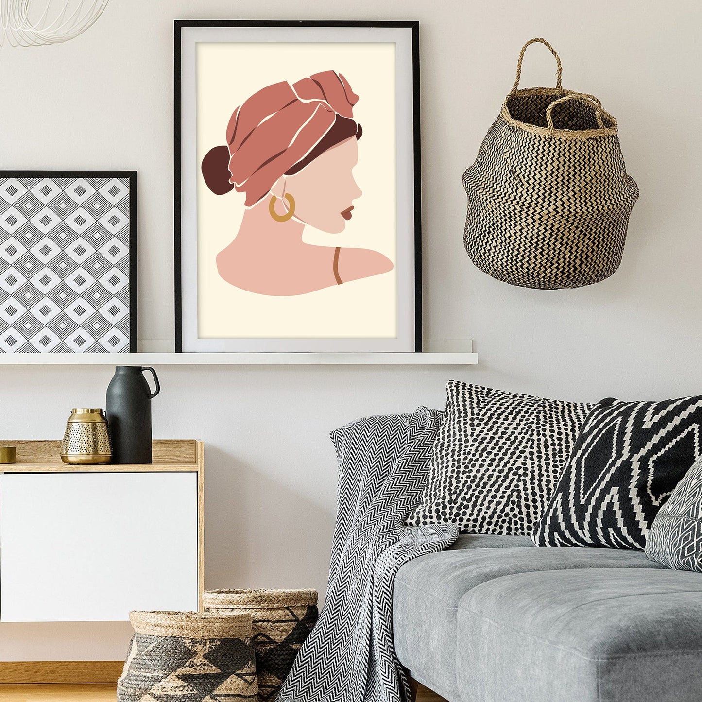 Elegance in Profile Art Print