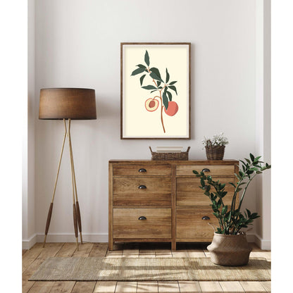 Peachy Keen Branch Art Print