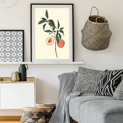 Peachy Keen Branch Art Print