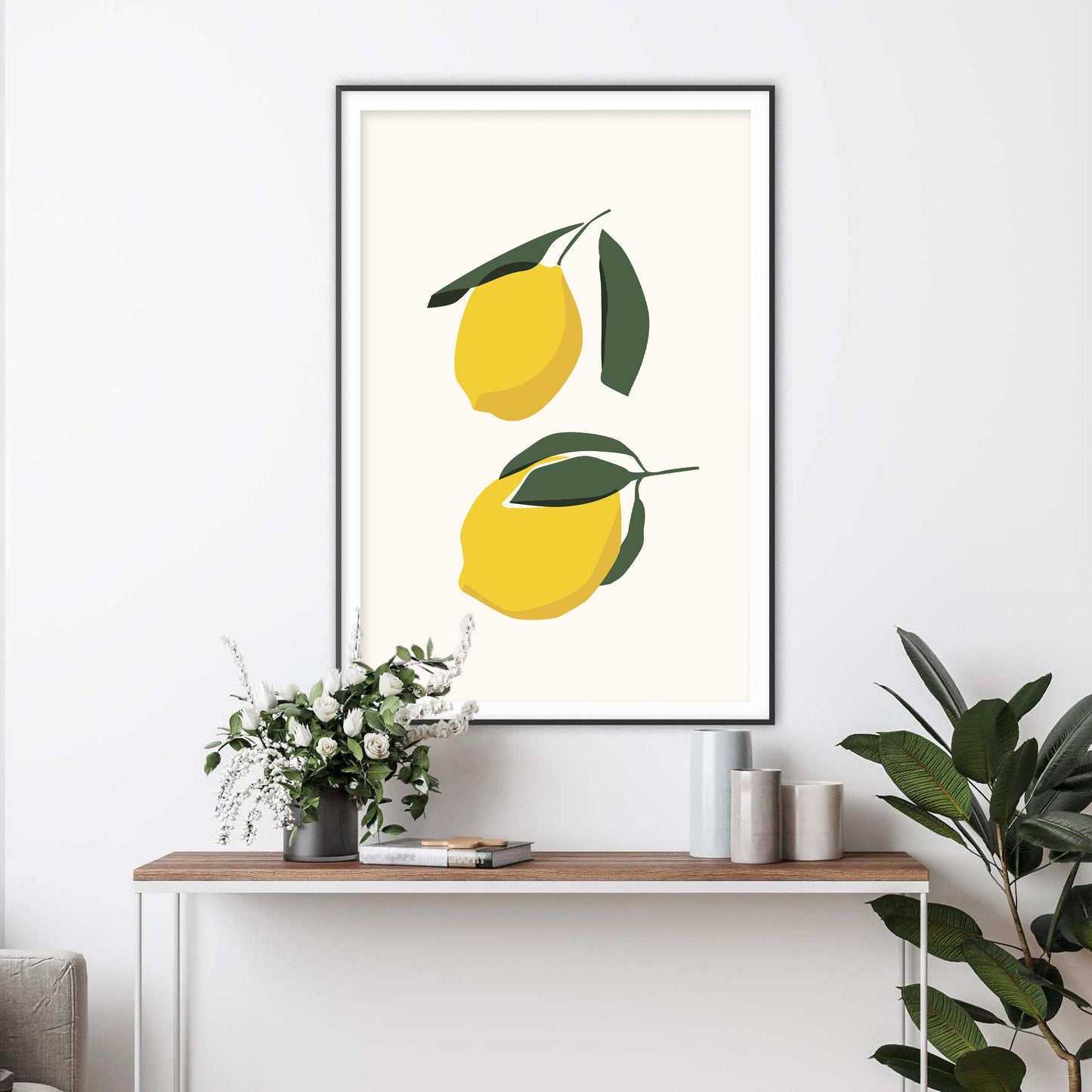 Mediterranean Citrus Duo Art Print