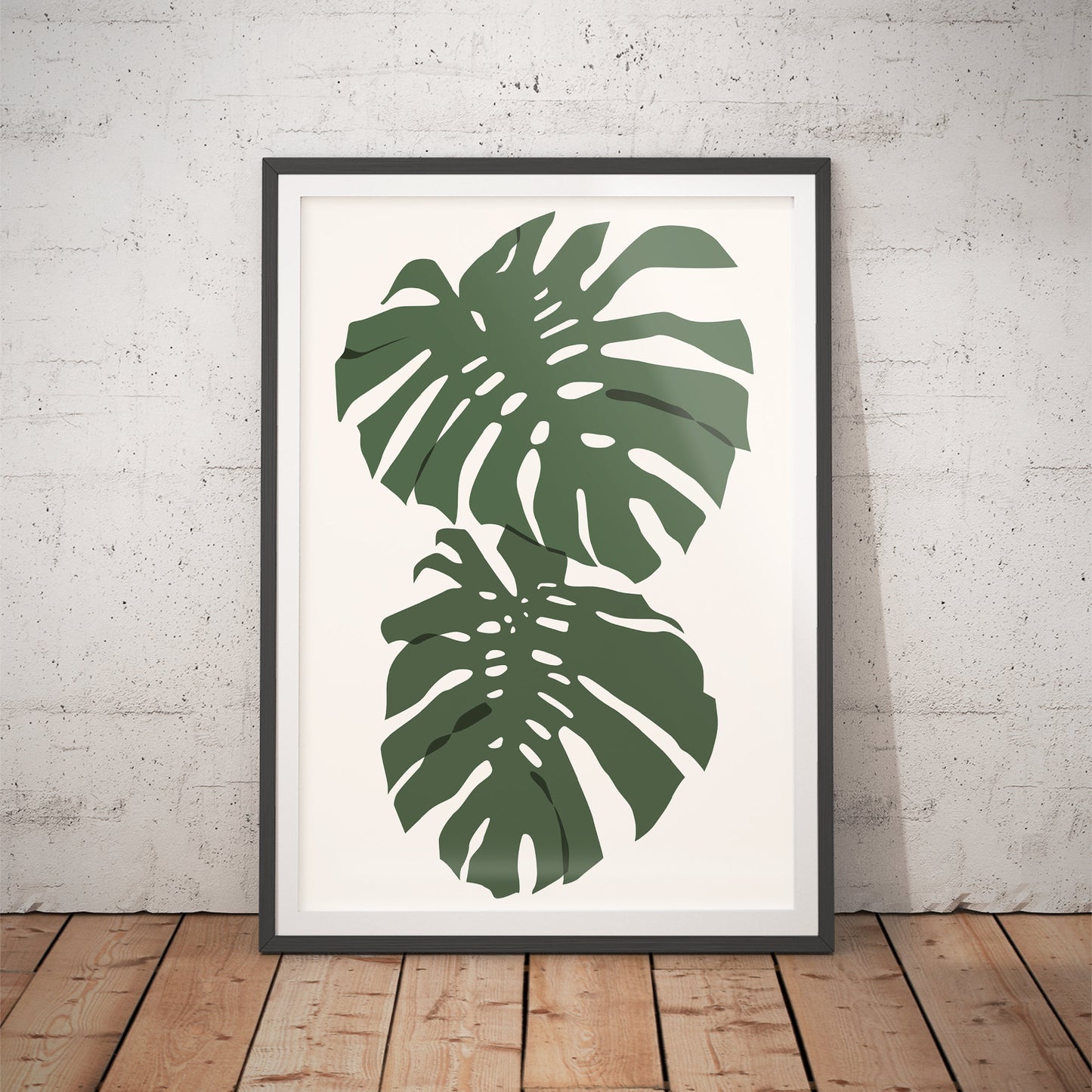 Tropical Monstera Art Print