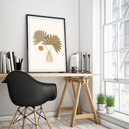 Tropical Fan Palm Art Print