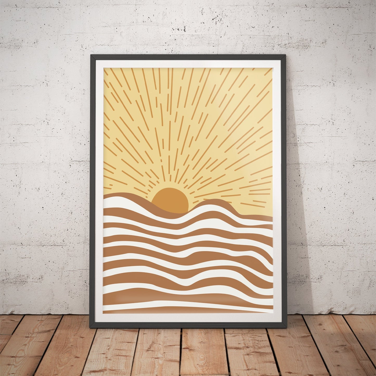 Radiant Dunes Art Print