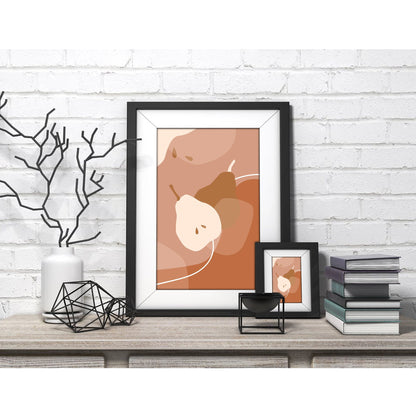 Whispering Pears Silhouette Art Print