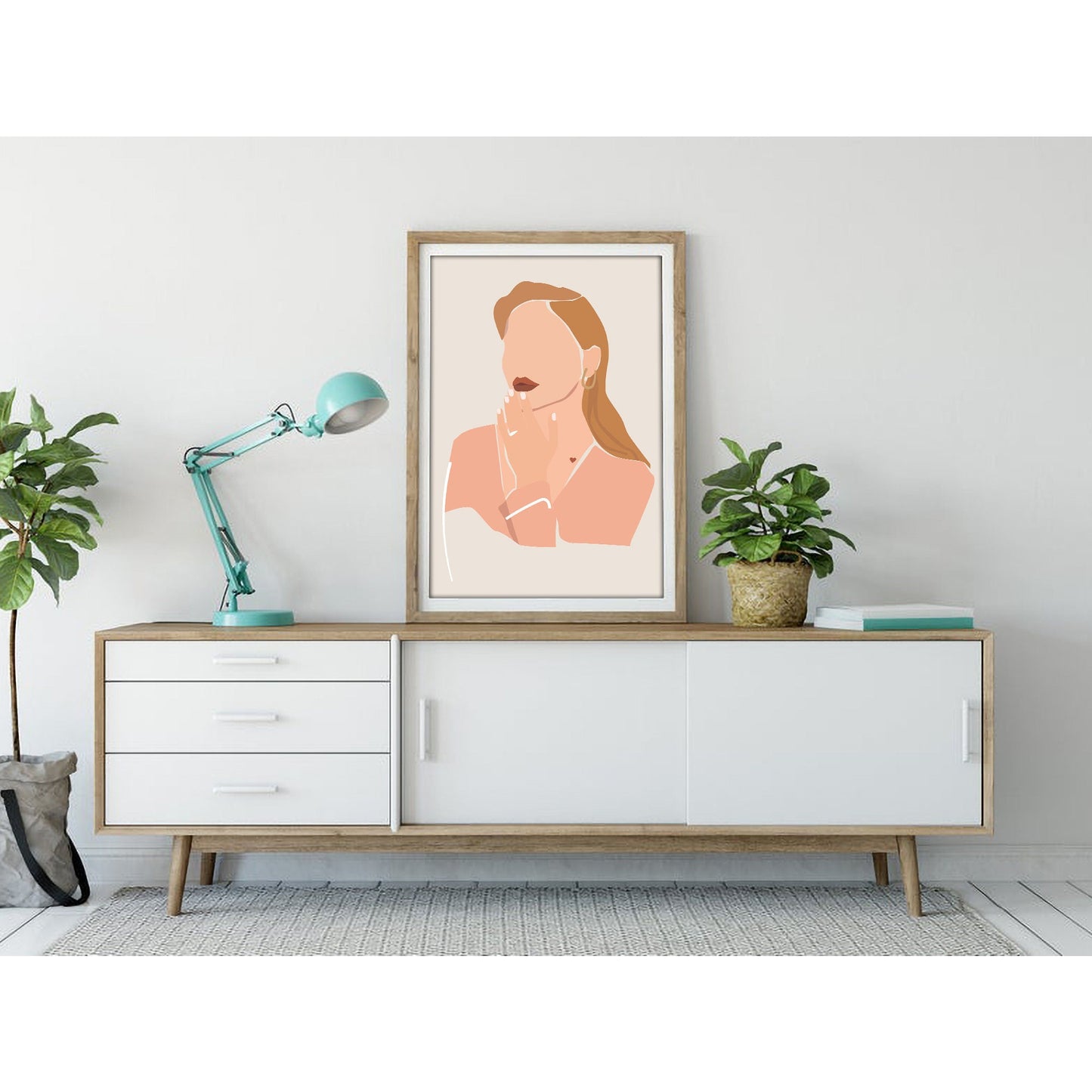 Contemplative Beauty Art Print