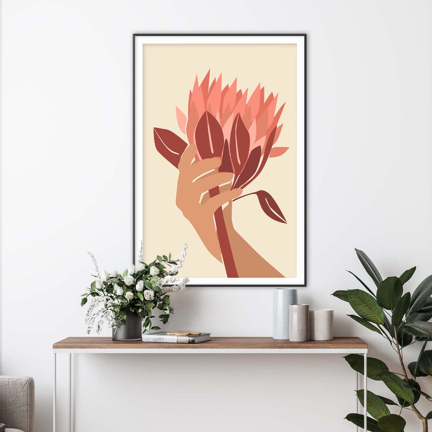 Empowered Bloom Feminist Art Print