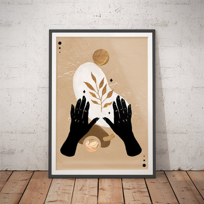 Golden Harmony Art Print