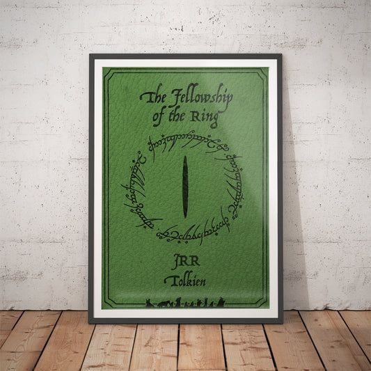 Fellowship of the Ring Book Cover Art Print