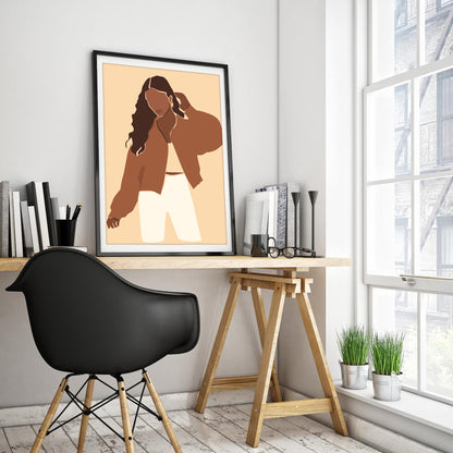 Graceful Confidence Feminist Art Print