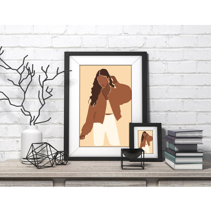 Graceful Confidence Feminist Art Print