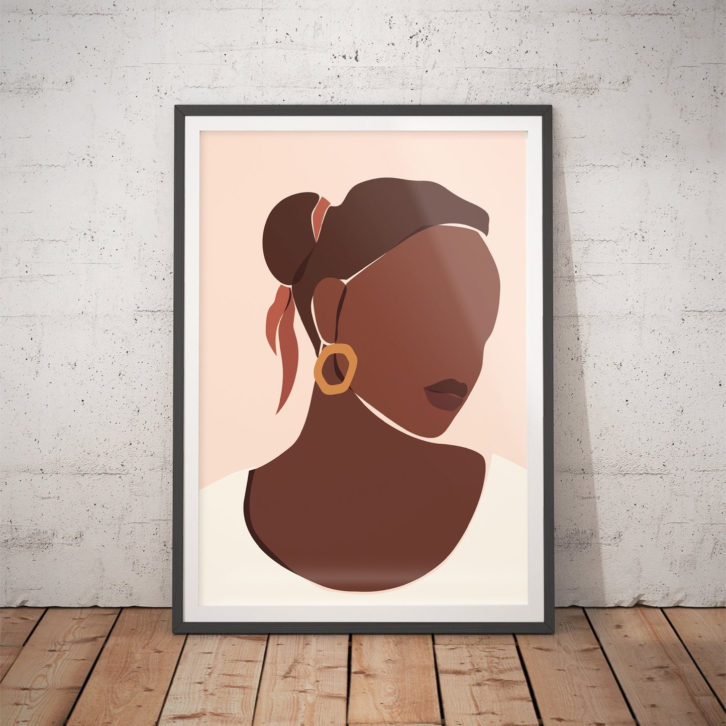 Chic Contemplation Art Print