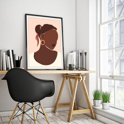 Chic Contemplation Art Print