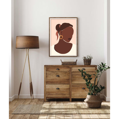 Chic Contemplation Art Print