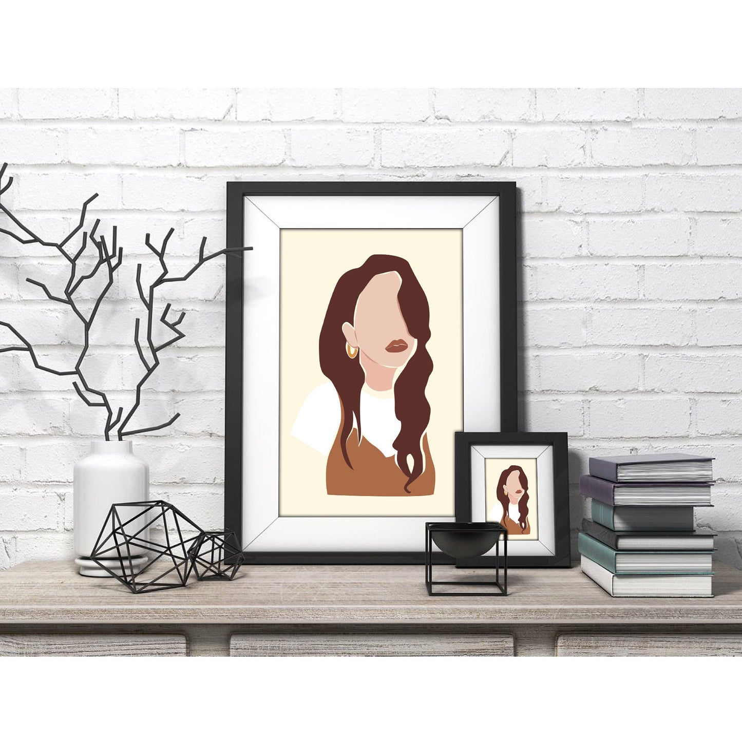 Stylish Woman Feminist Art Print