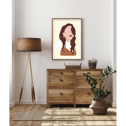 Stylish Woman Feminist Art Print