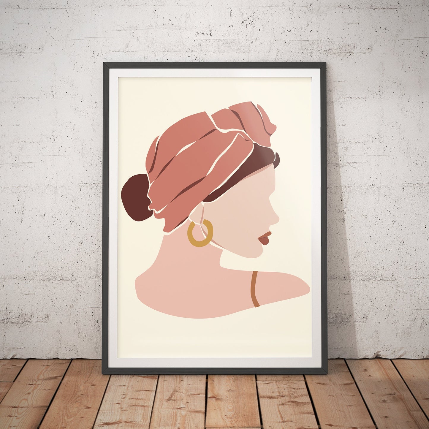 Elegance in Profile Art Print