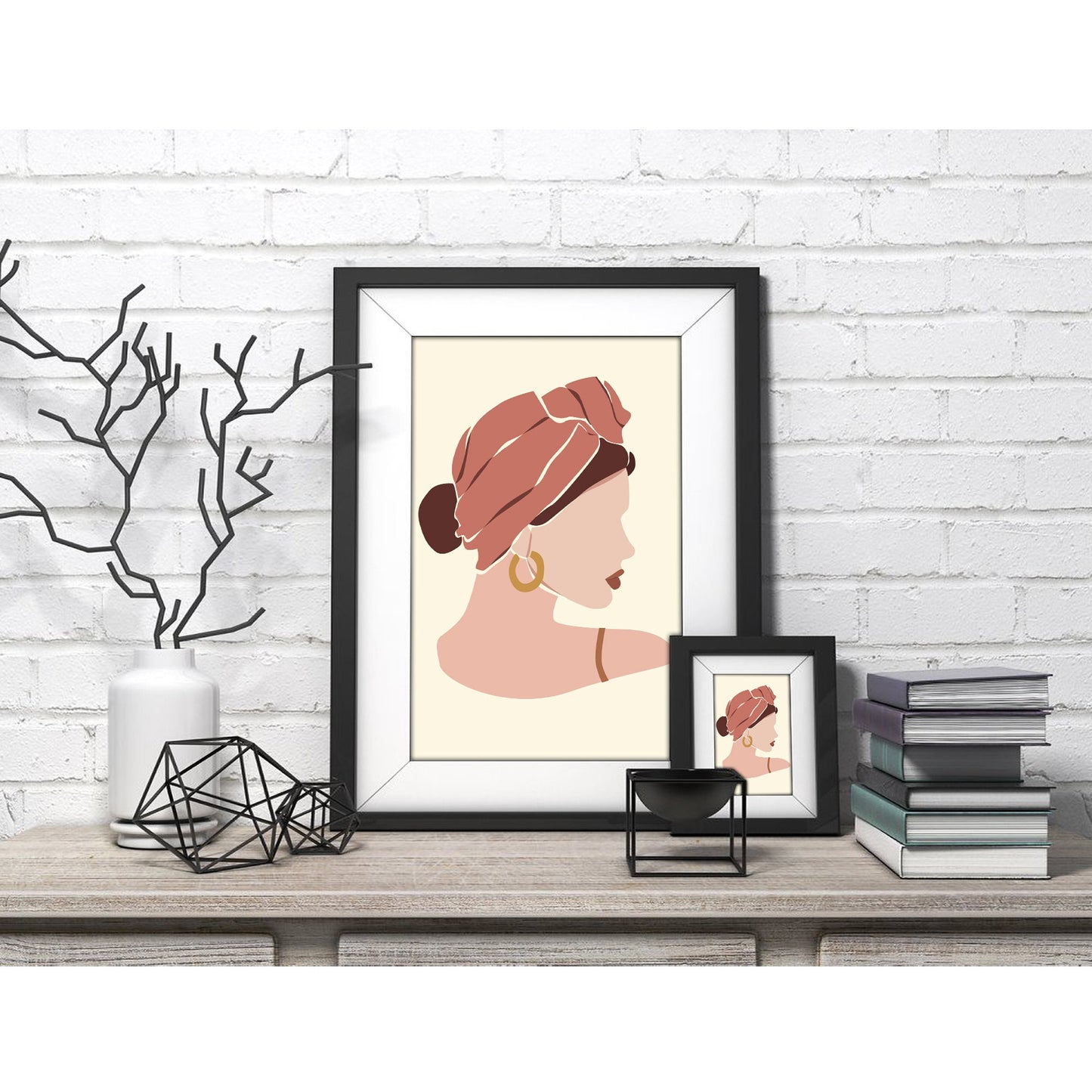 Elegance in Profile Art Print