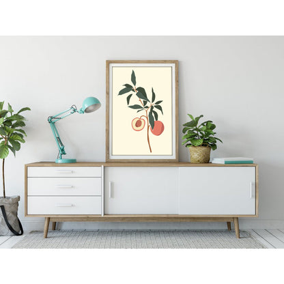 Peachy Keen Branch Art Print