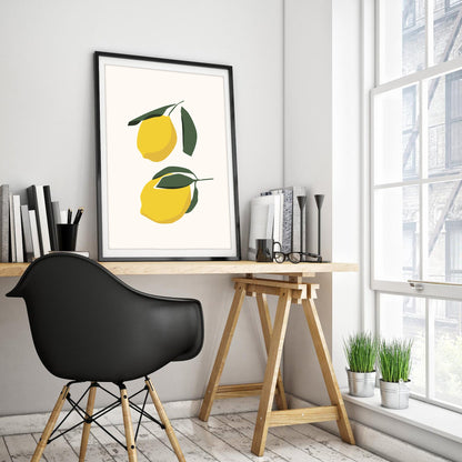 Mediterranean Citrus Duo Art Print