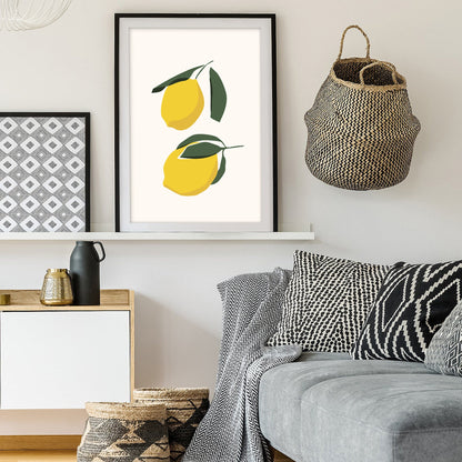 Mediterranean Citrus Duo Art Print