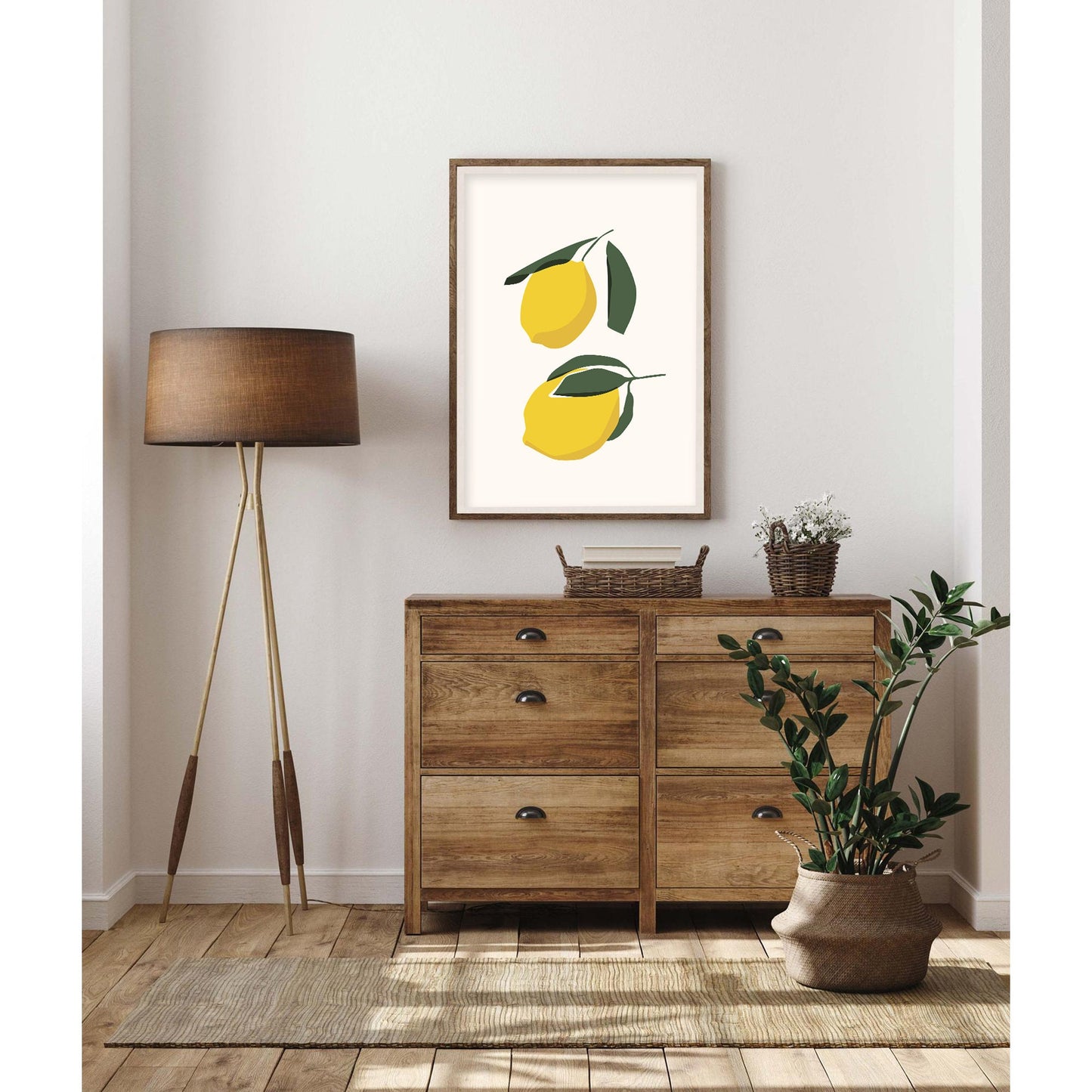 Mediterranean Citrus Duo Art Print