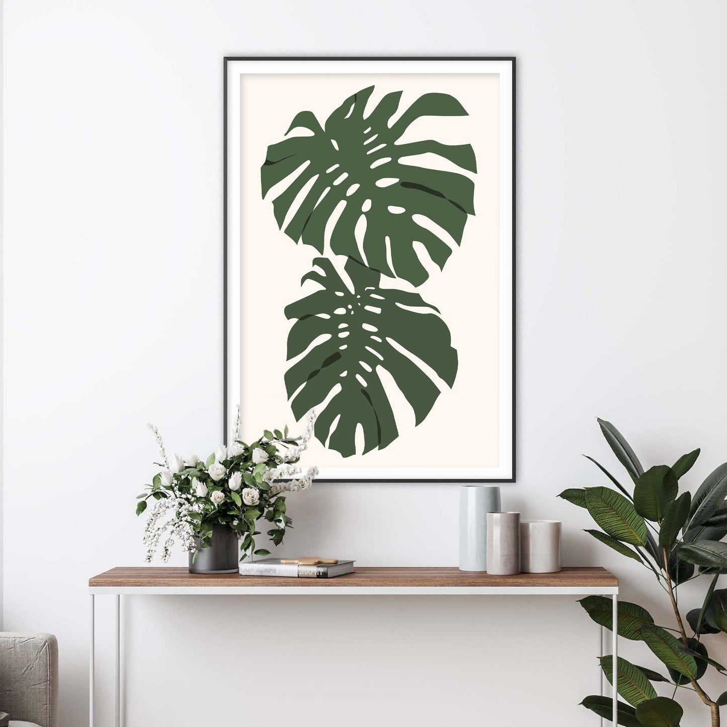 Tropical Monstera Art Print