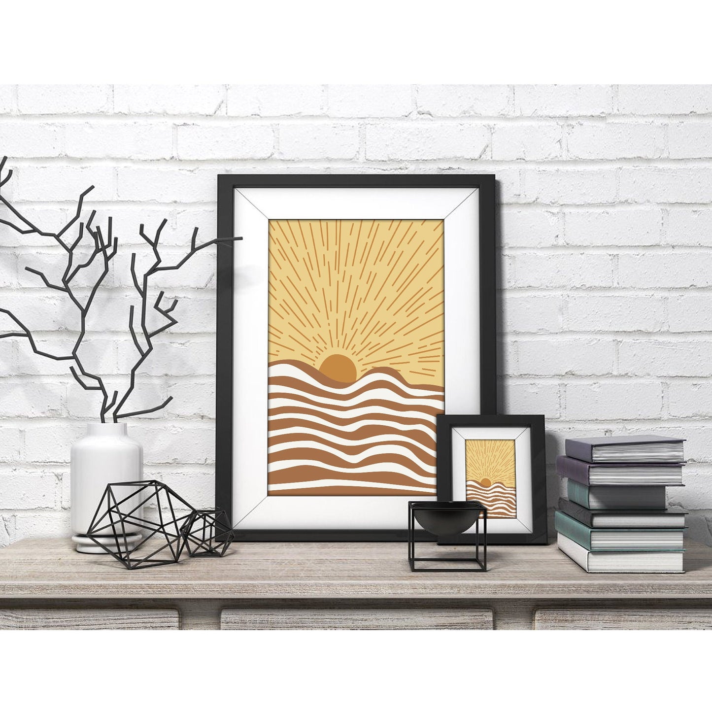 Radiant Dunes Art Print