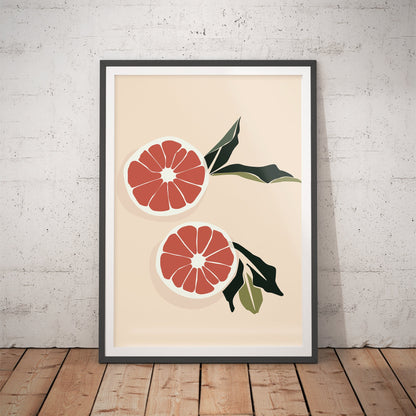 Ruby Citrus Medley Art Print