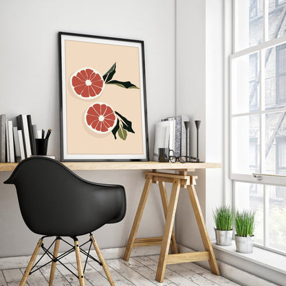 Ruby Citrus Medley Art Print