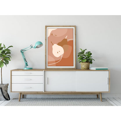 Whispering Pears Silhouette Art Print