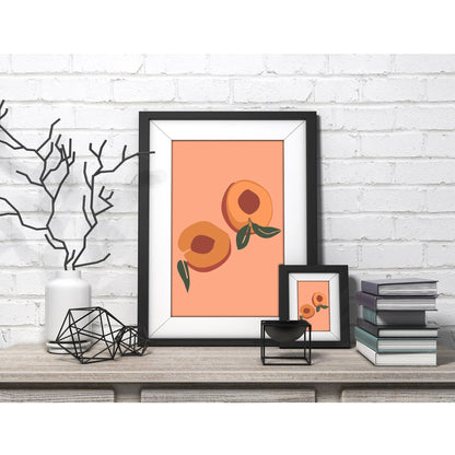 Golden Apricot Orchard Art Print