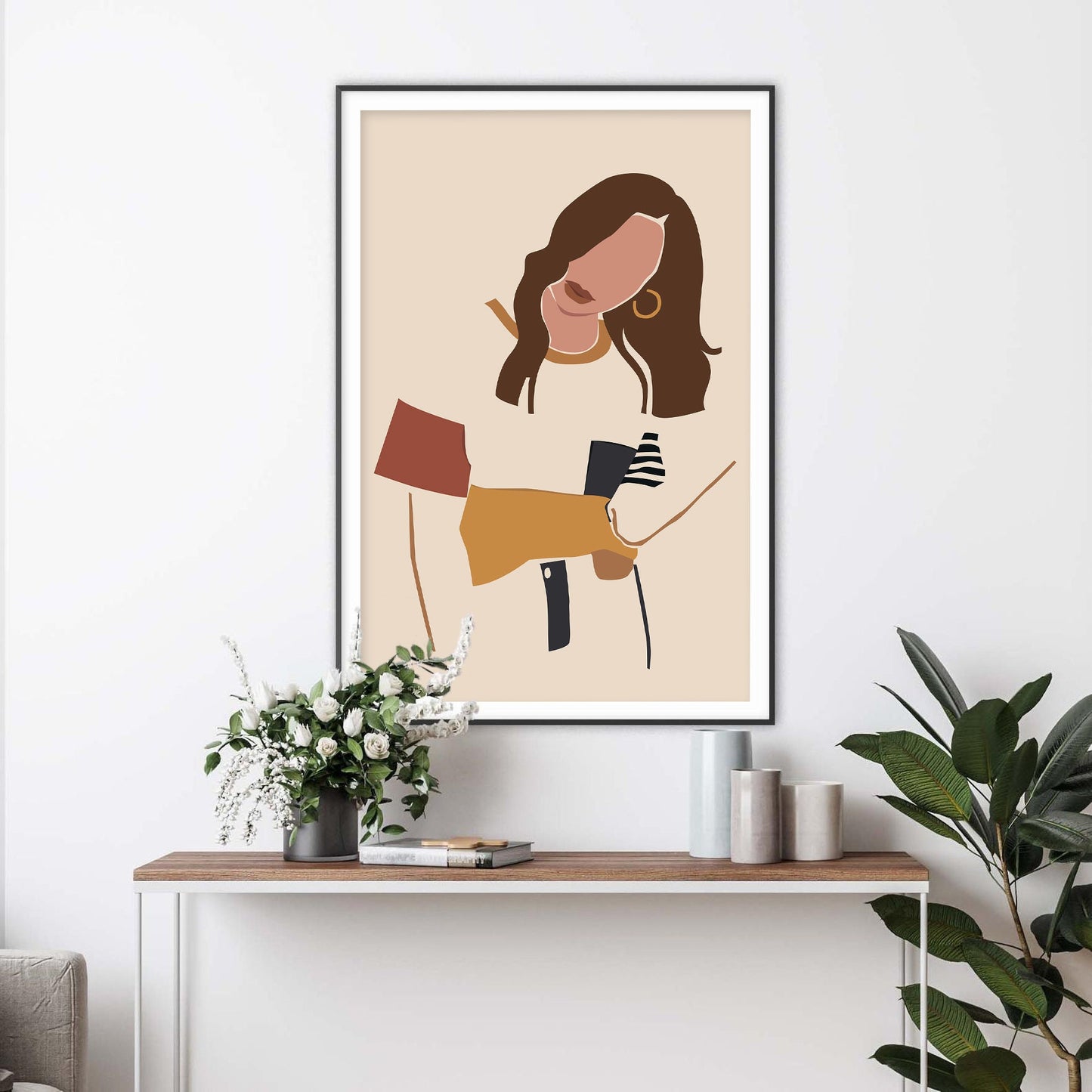 Dynamic Femininity Art Print