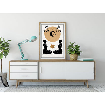 Lunar Grace Feminine Art Print