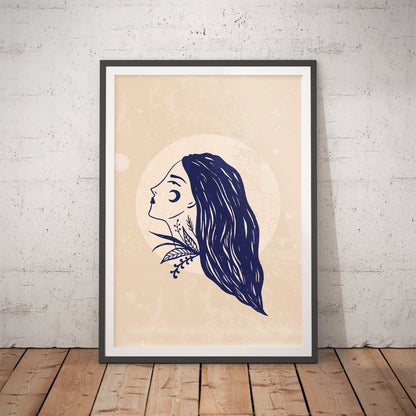 Mystic Profile Art Print