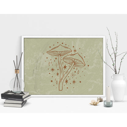 Mystic Fungi Art Print