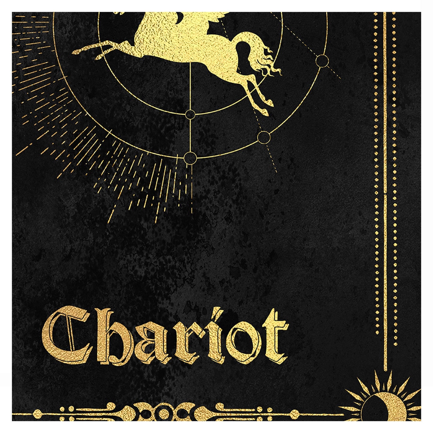 Chariot Tarot Art Print