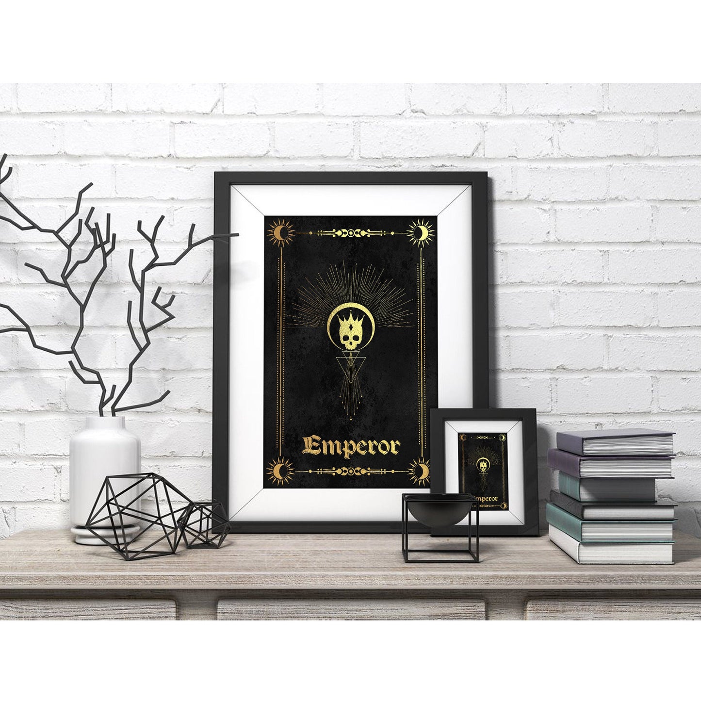 Emperor Tarot Art Print