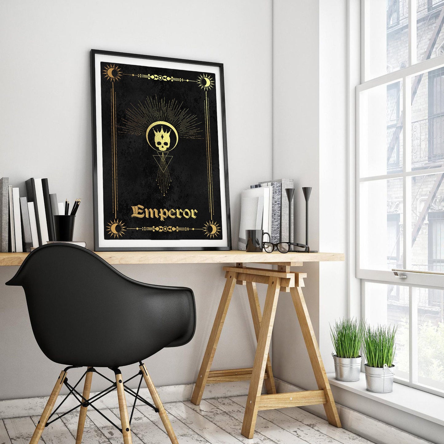 Emperor Tarot Art Print