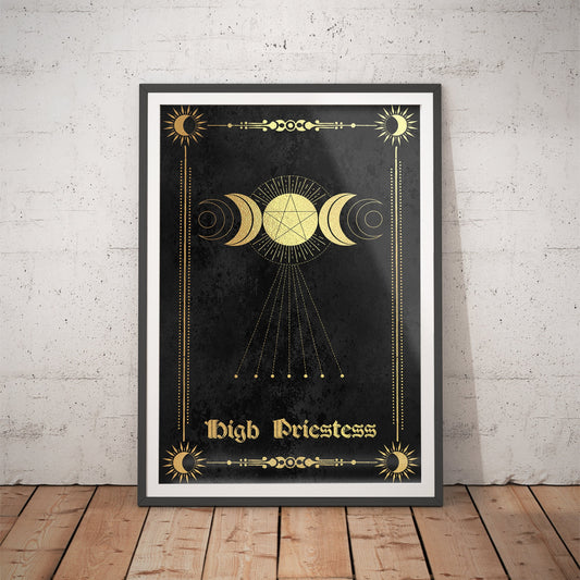 High Priestess Tarot Art Print