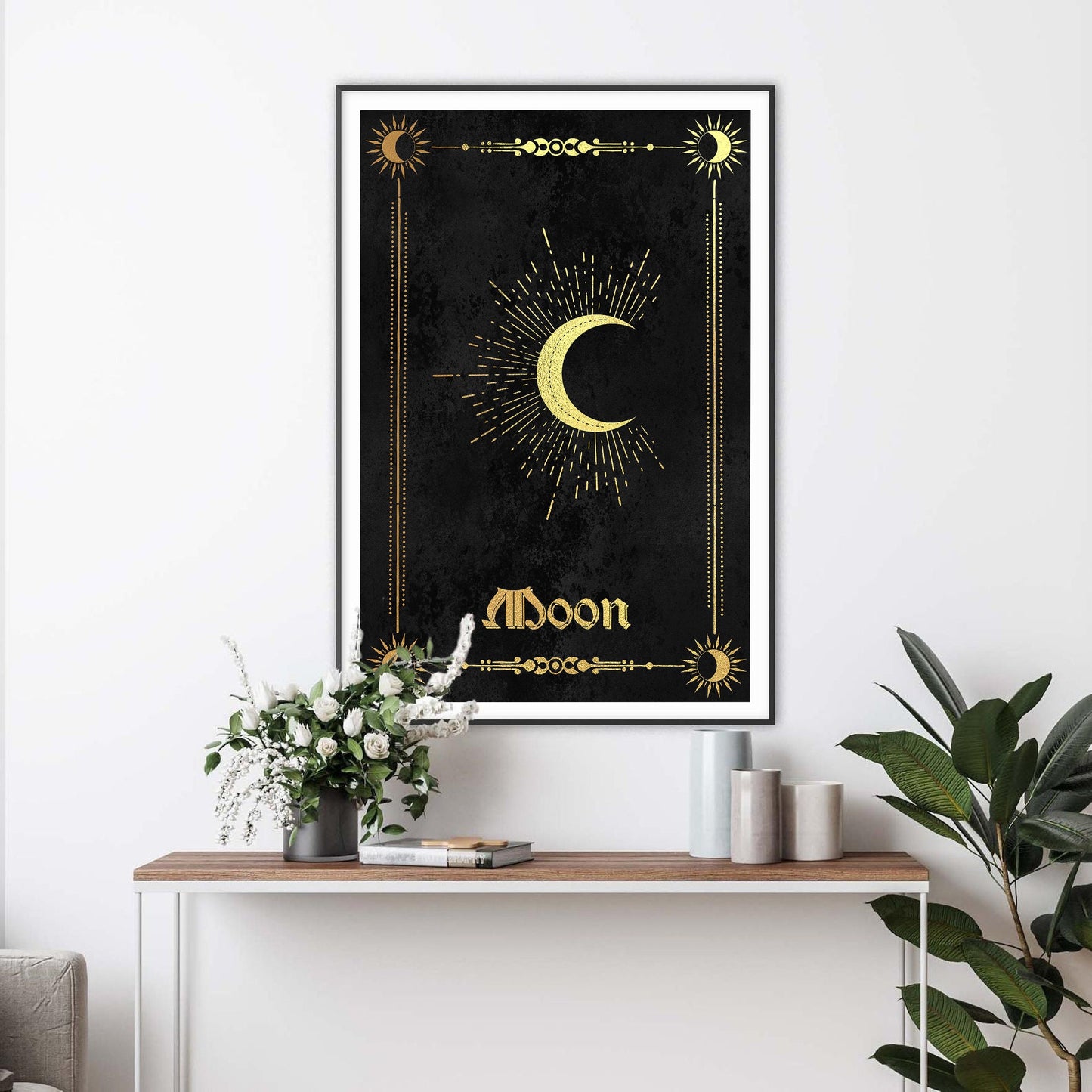 Moon Tarot Card Art Print