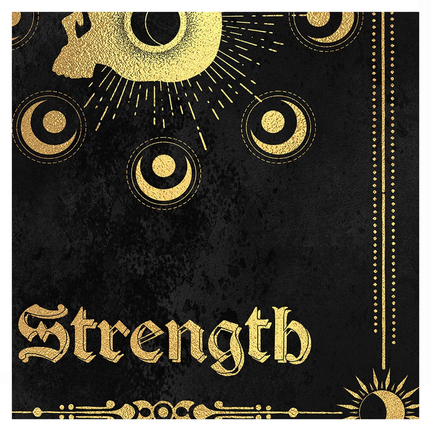 Strength Tarot Art Print