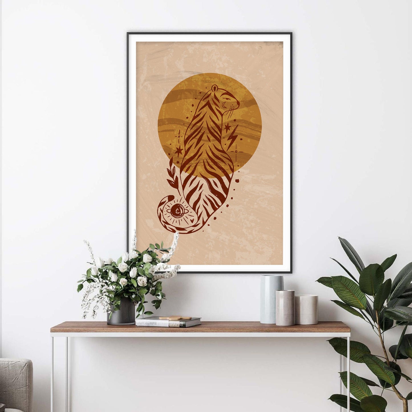 Mystical Tiger Art Print