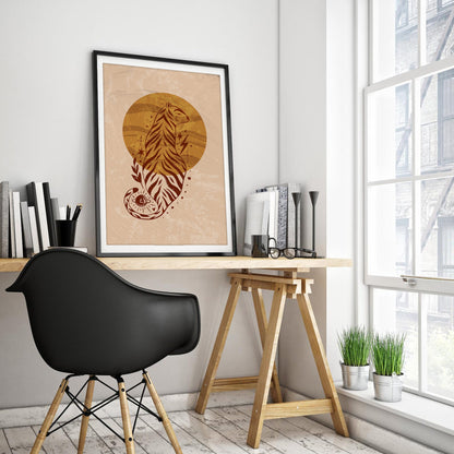 Mystical Tiger Art Print