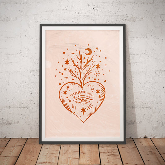 Visionary Heart Art Print