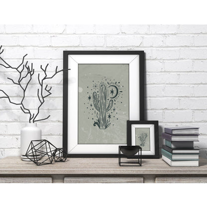 Stellar Cactus Art Print