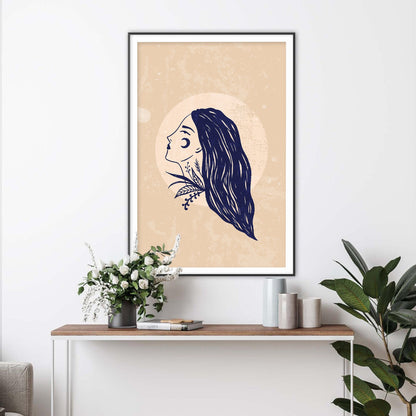 Mystic Profile Art Print