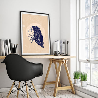 Mystic Profile Art Print