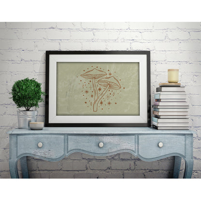 Mystic Fungi Art Print