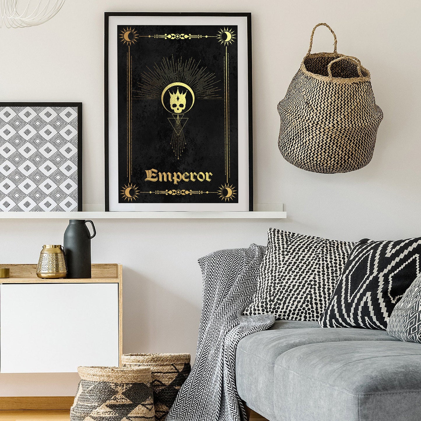 Emperor Tarot Art Print